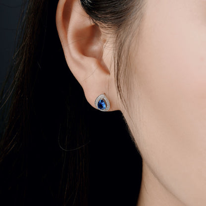 [Lucky Star]Luxurious Water Drop Shape Earrings