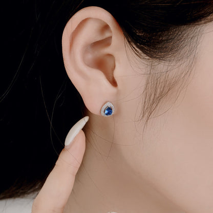[Lucky Star]Luxurious Water Drop Shape Earrings