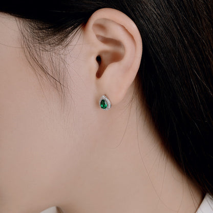 [Lucky Star]Luxurious Water Drop Shape Earrings