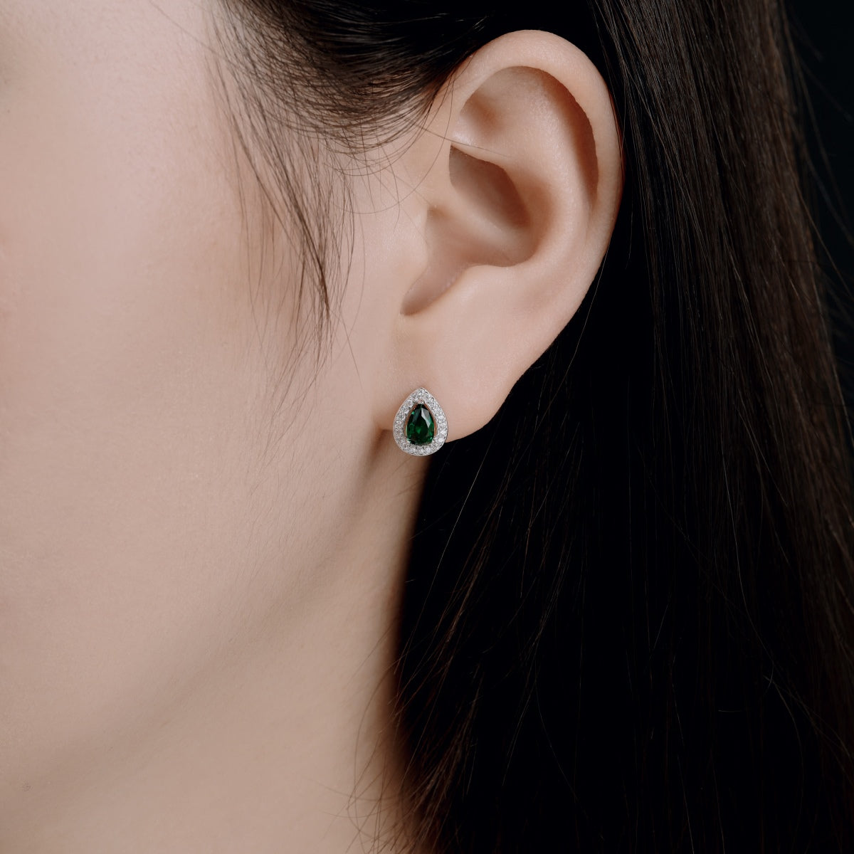 [Lucky Star]Luxurious Water Drop Shape Earrings