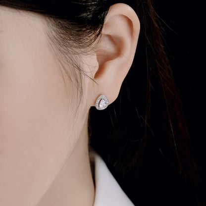 [Lucky Star]Luxurious Water Drop Shape Earrings