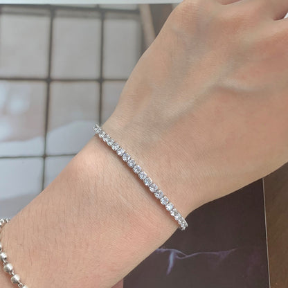[Lucky Star]Sparkling Round Cut Daily Bracelet