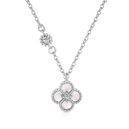 [Lucky Star]Delicate Flower Shape Necklace