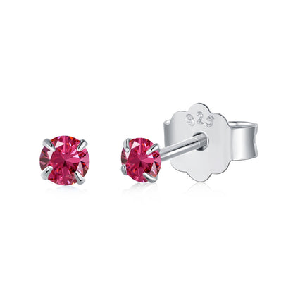 [Lucky Star]Delicate Solitaire Earrings