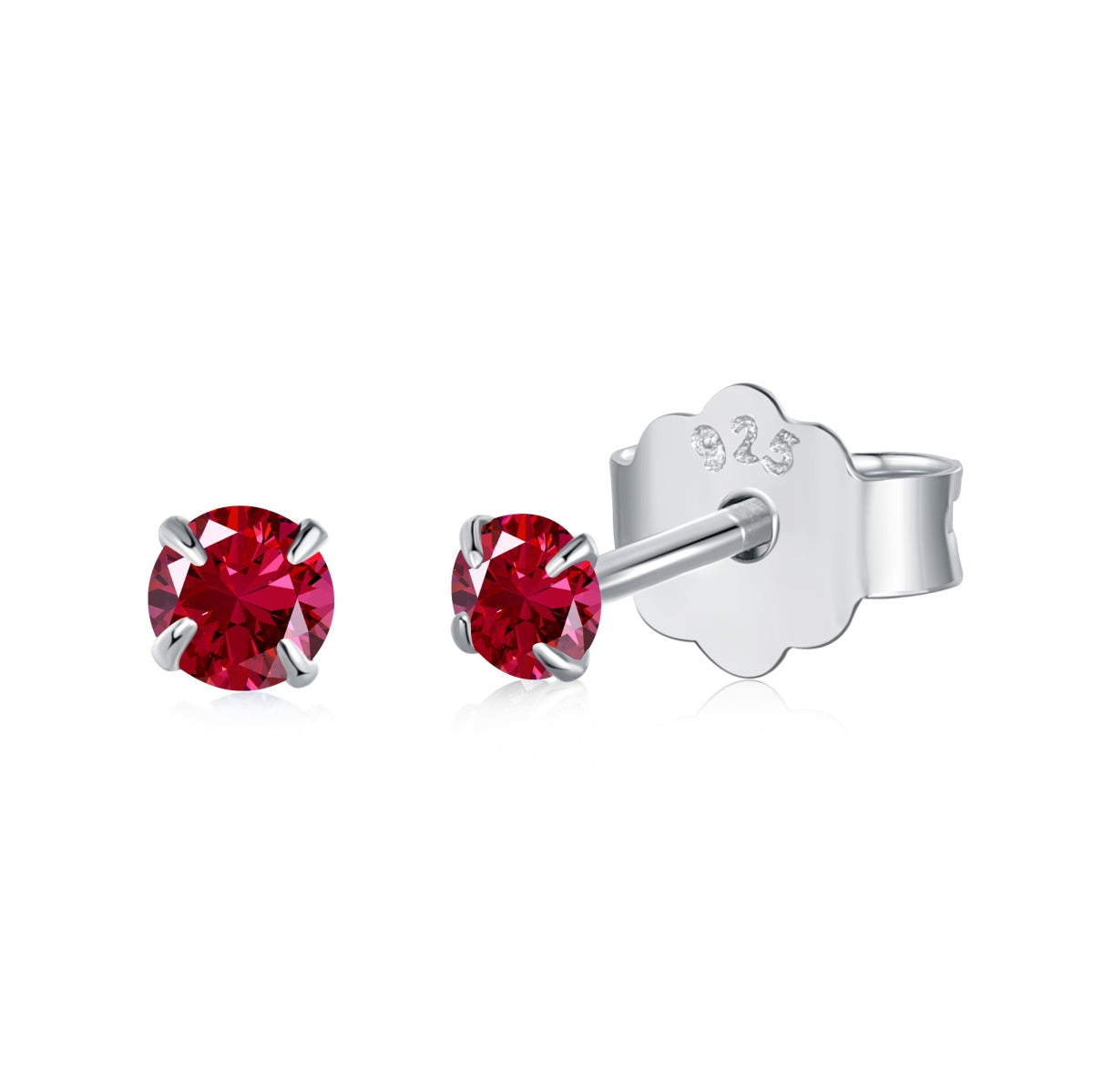 [Lucky Star]Delicate Solitaire Earrings