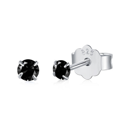 [Lucky Star]Delicate Solitaire Earrings