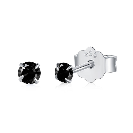 [Lucky Star]Delicate Solitaire Earrings