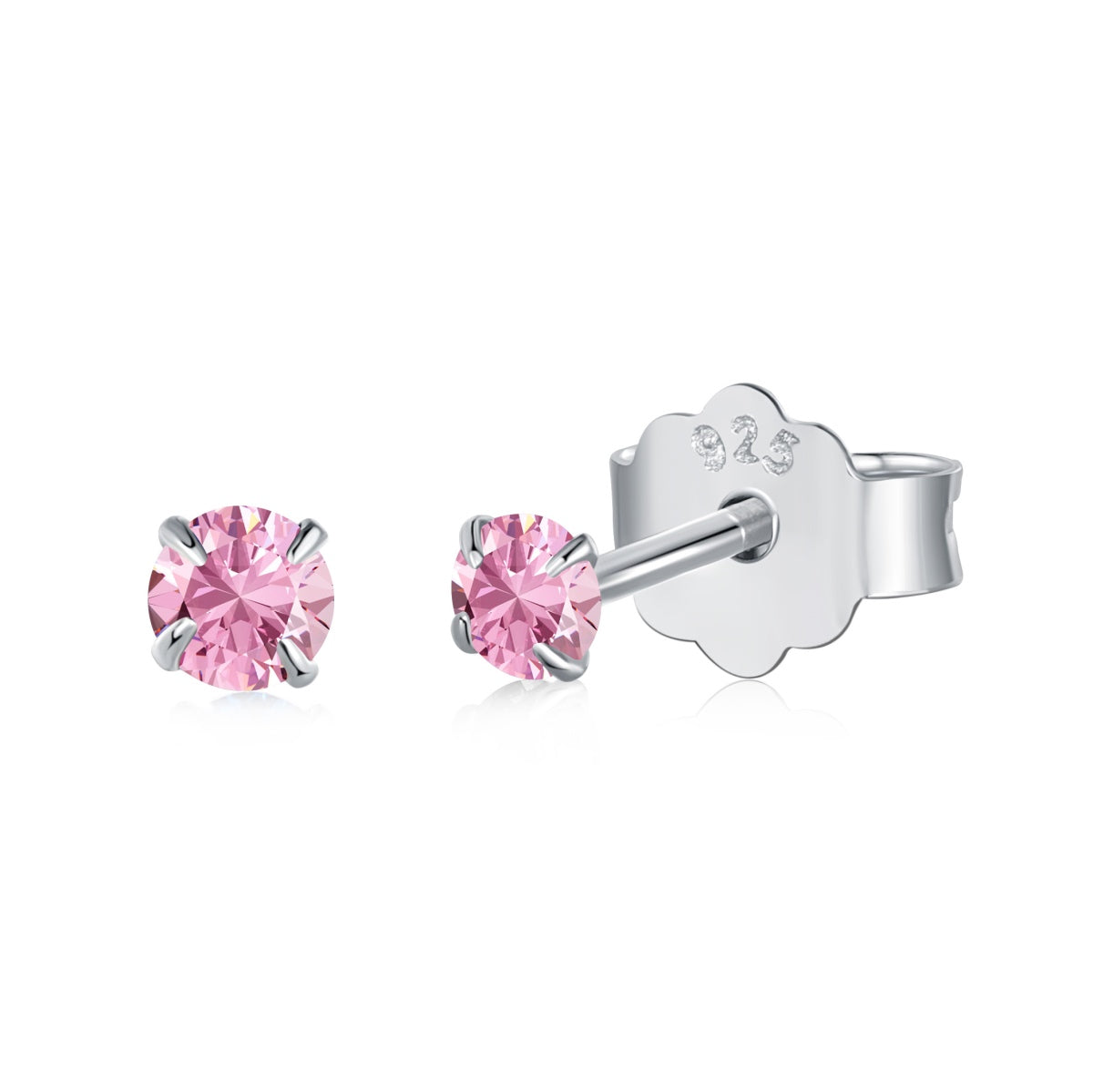 [Lucky Star]Delicate Solitaire Earrings