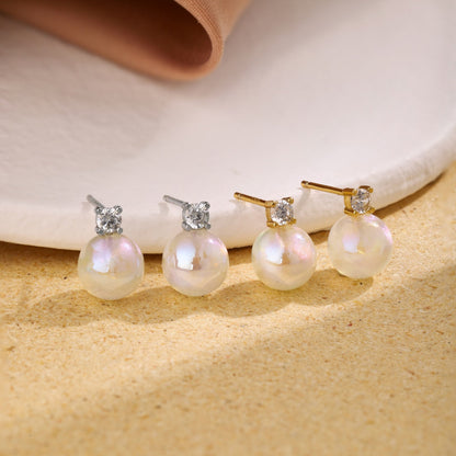 [Lucky Star]Symphony Mermaid Pearl Earrings