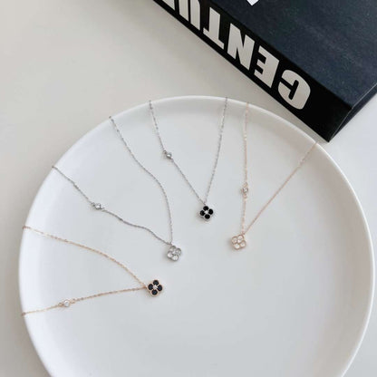 [Lucky Star]Delicate Flower Shape Necklace