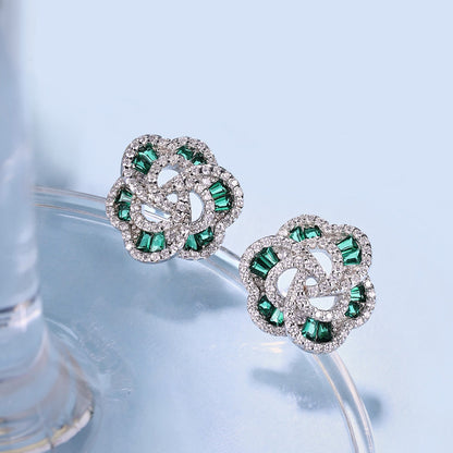 [Lucky Star]Exquisite Flower Shape Daily Earrings