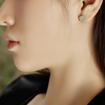 [Lucky Star]Four-Leaf Clover Flower Shaped Earrings
