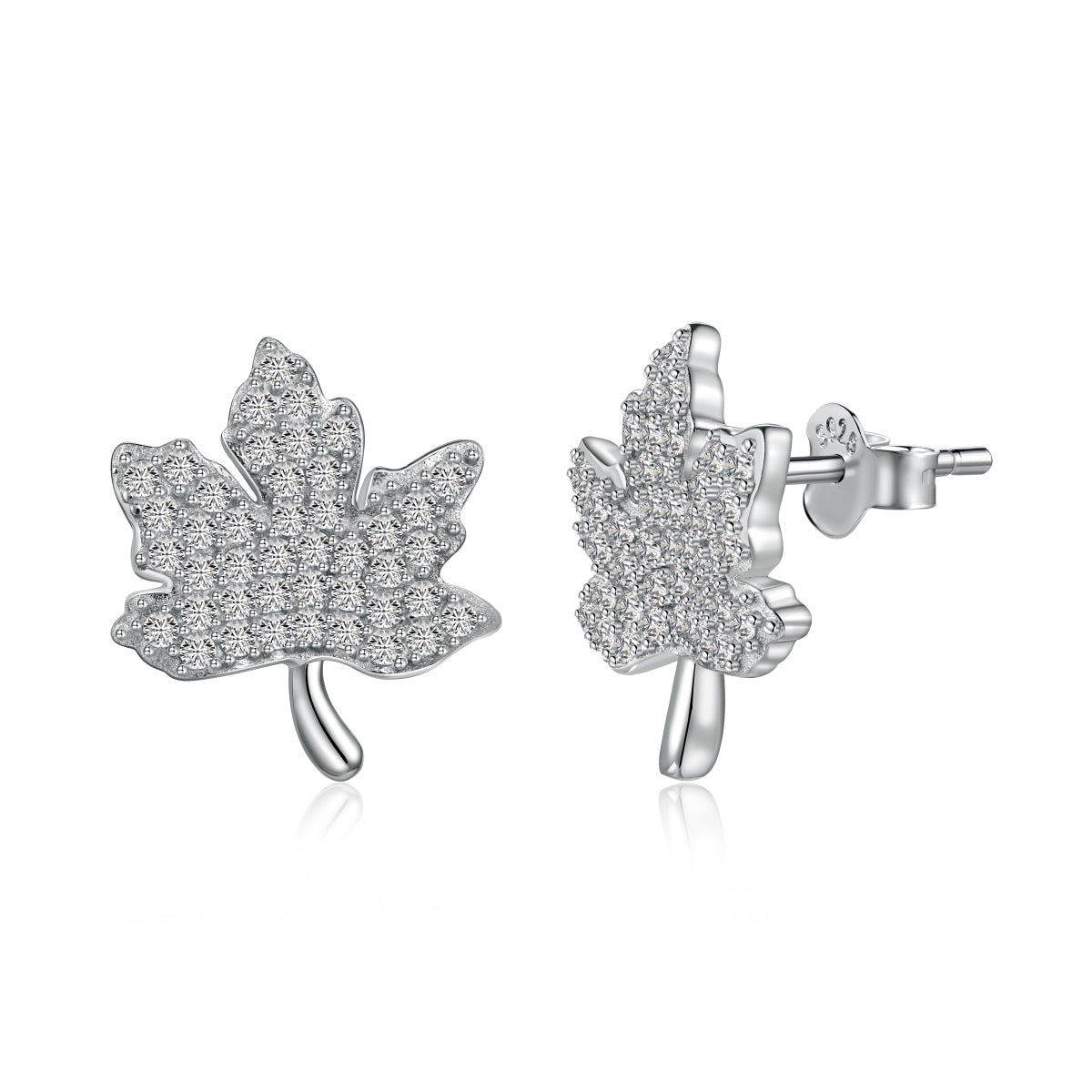 [Lucky Star]Exquisite Maple Leaf Design Earrings