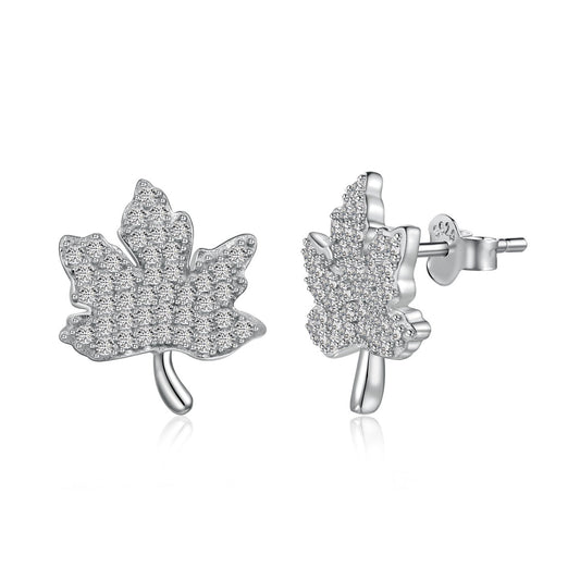[Lucky Star]Exquisite Maple Leaf Design Earrings