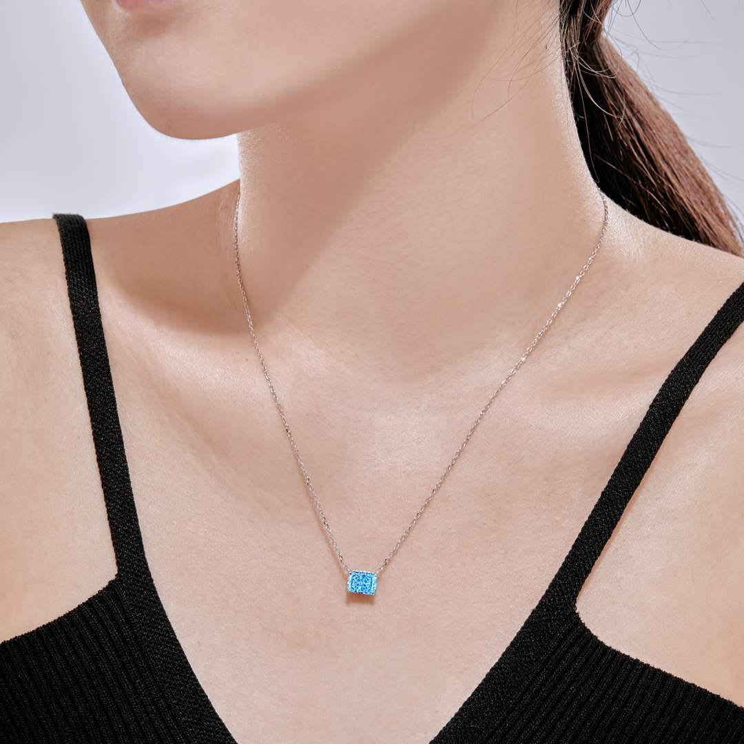[Lucky Star]Luxurious Square Shape Colorful Necalack
