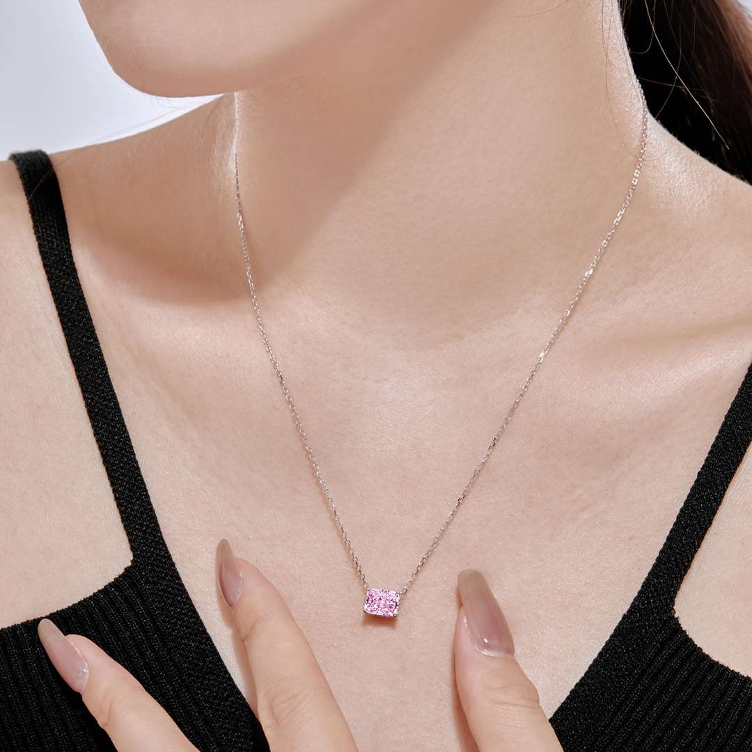 [Lucky Star]Luxurious Square Shape Colorful Necalack