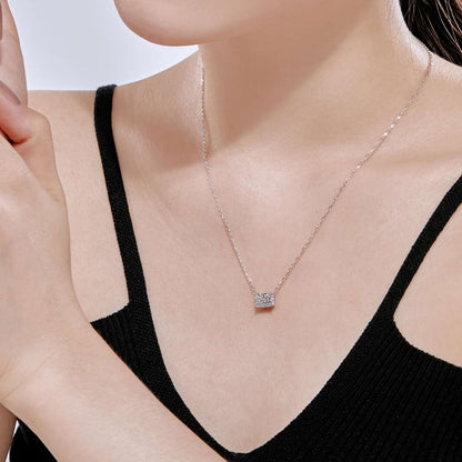 [Lucky Star]Luxurious Square Shape Colorful Necalack