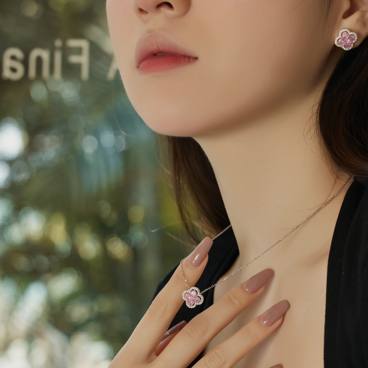 [Lucky Star]Spliced Lucky Four-Leaf Clover Versatile Necklace