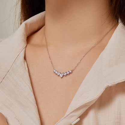 [Lucky Star]Dainty Colorful Heart Necklace