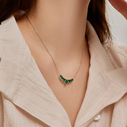[Lucky Star]Dainty Colorful Heart Necklace