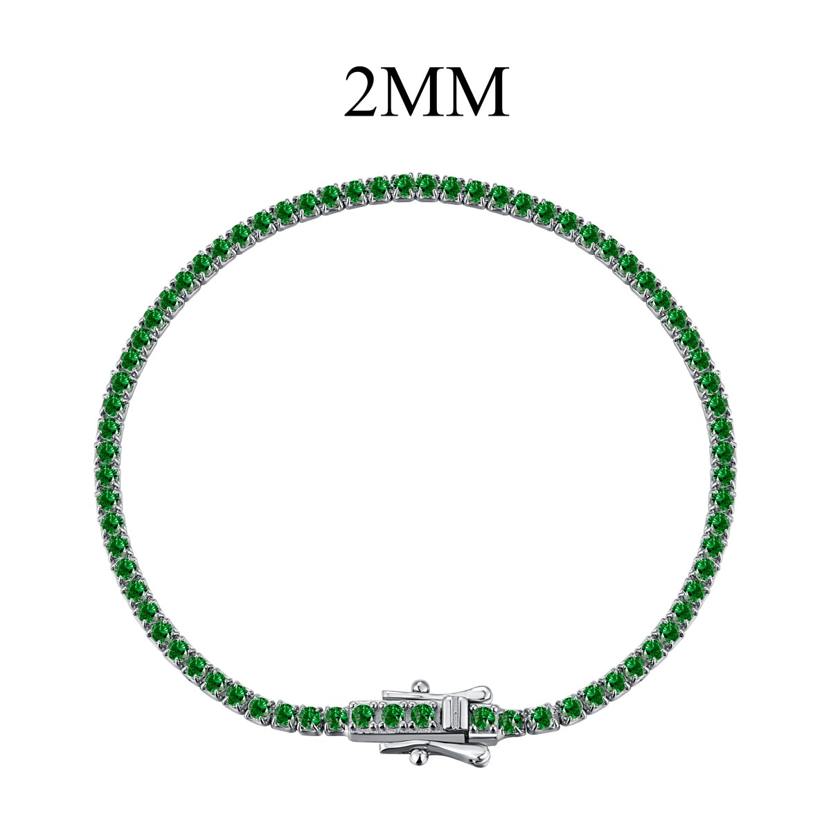 [Lucky Star]Radiant Colorful Round Cut Party Bracelet