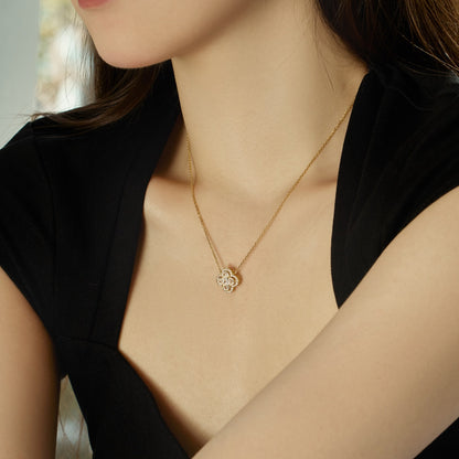 [Lucky Star]Spliced Lucky Four-Leaf Clover Versatile Necklace