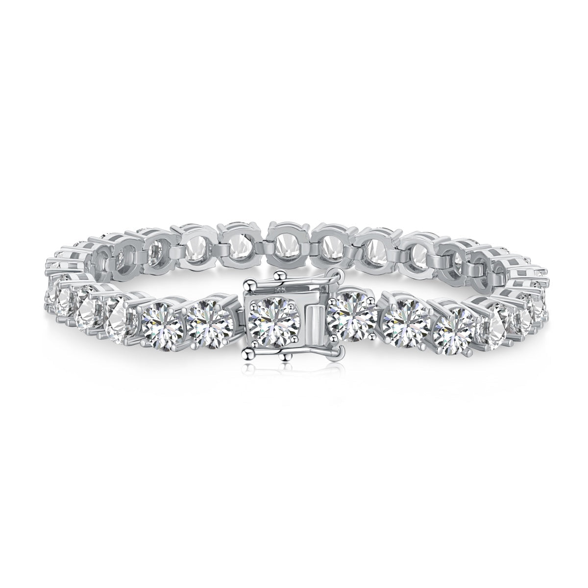 [Lucky Star]0.75 Carat Dazzling Round Cut Wedding Bracelet