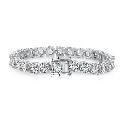 [Lucky Star]0.75 Carat Dazzling Round Cut Wedding Bracelet