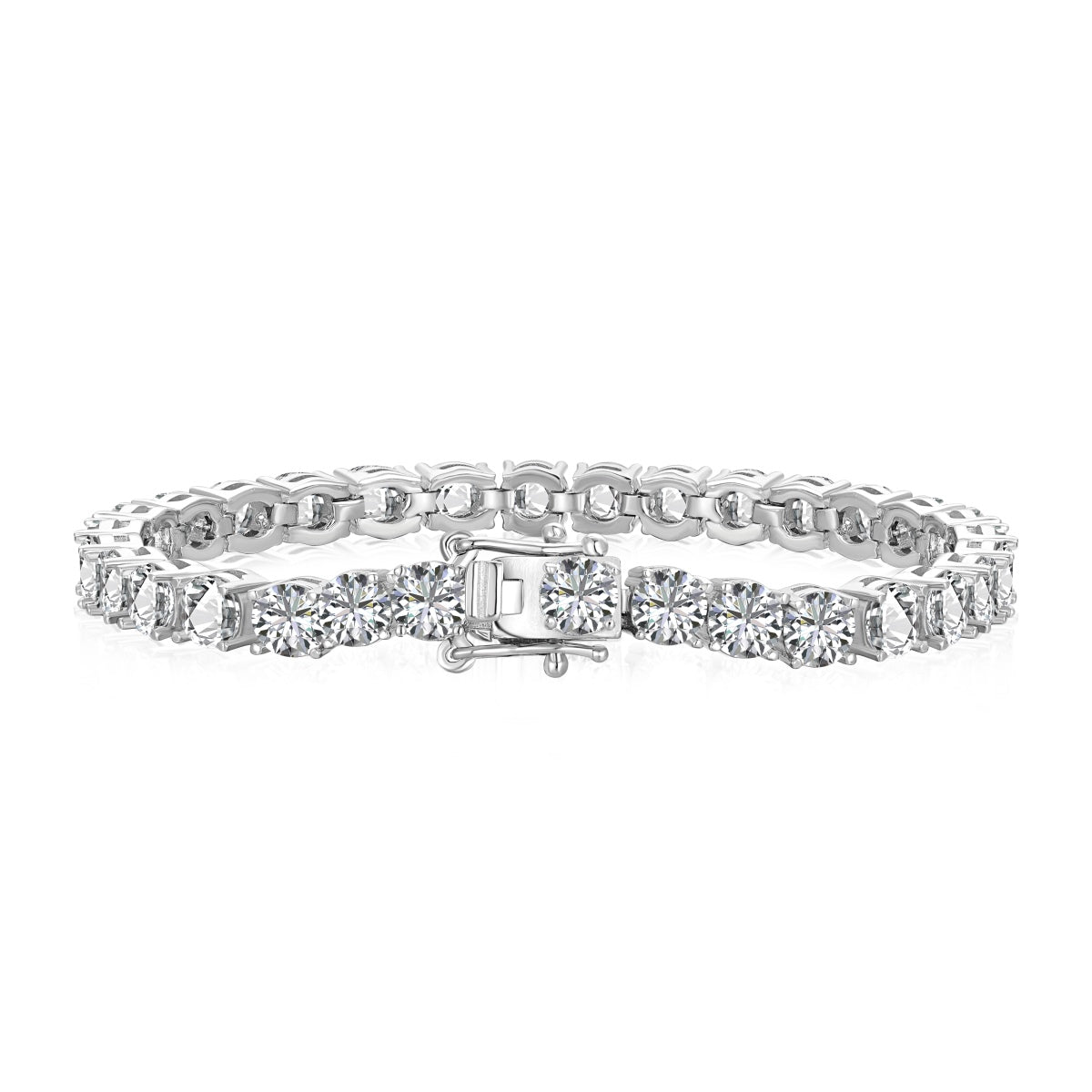 [Lucky Star]Ornate Sparkling Round Cut Wedding Bracelet