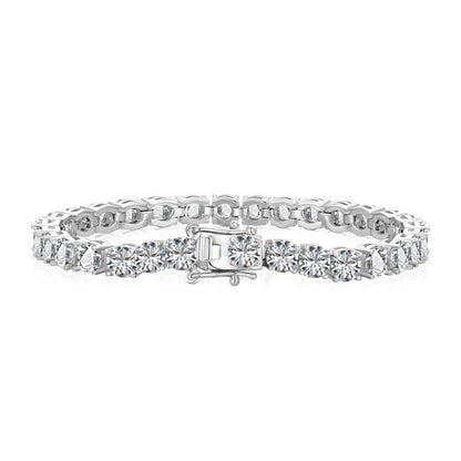 [Lucky Star]Ornate Sparkling Round Cut Wedding Bracelet