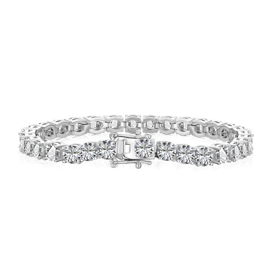 [Lucky Star]Ornate Sparkling Round Cut Wedding Bracelet