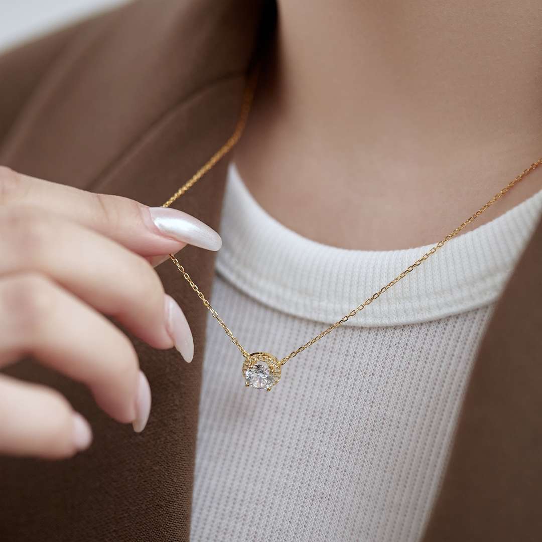 [Lucky Star]Luxurious Round Cut Necklace