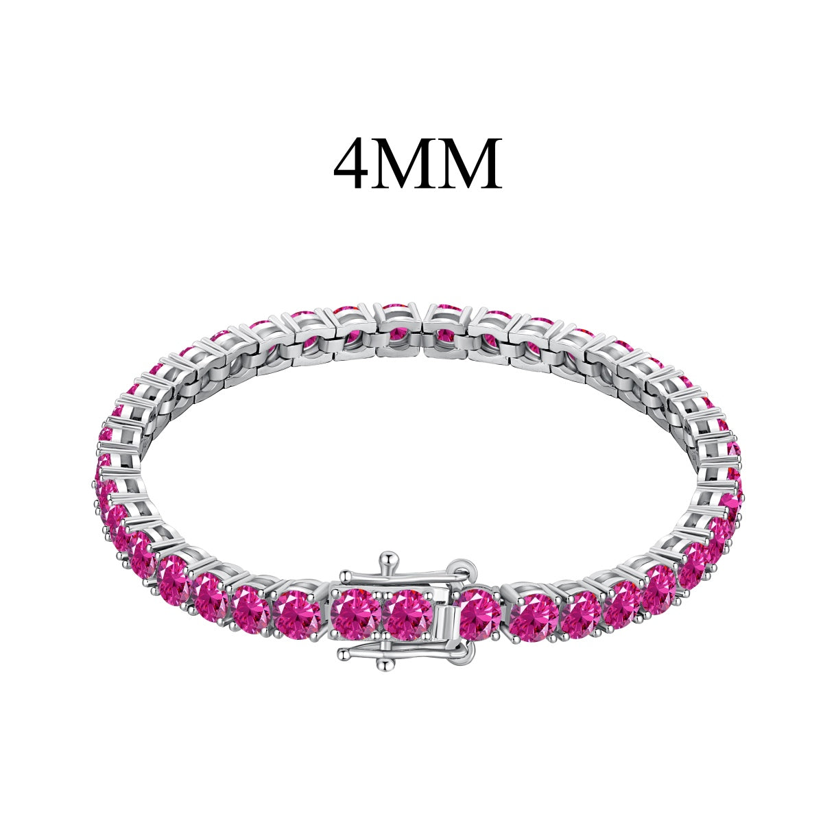 [Lucky Star]Radiant Colorful Round Cut Party Bracelet