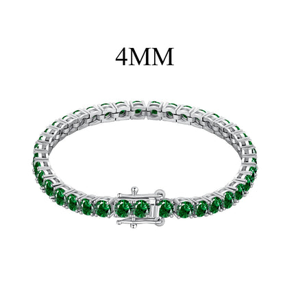 [Lucky Star]Radiant Colorful Round Cut Party Bracelet