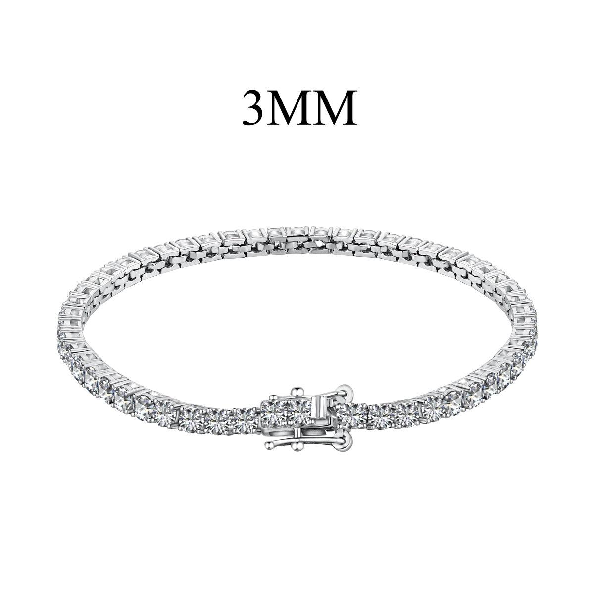 [Lucky Star]Radiant Colorful Round Cut Party Bracelet
