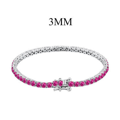 [Lucky Star]Radiant Colorful Round Cut Party Bracelet