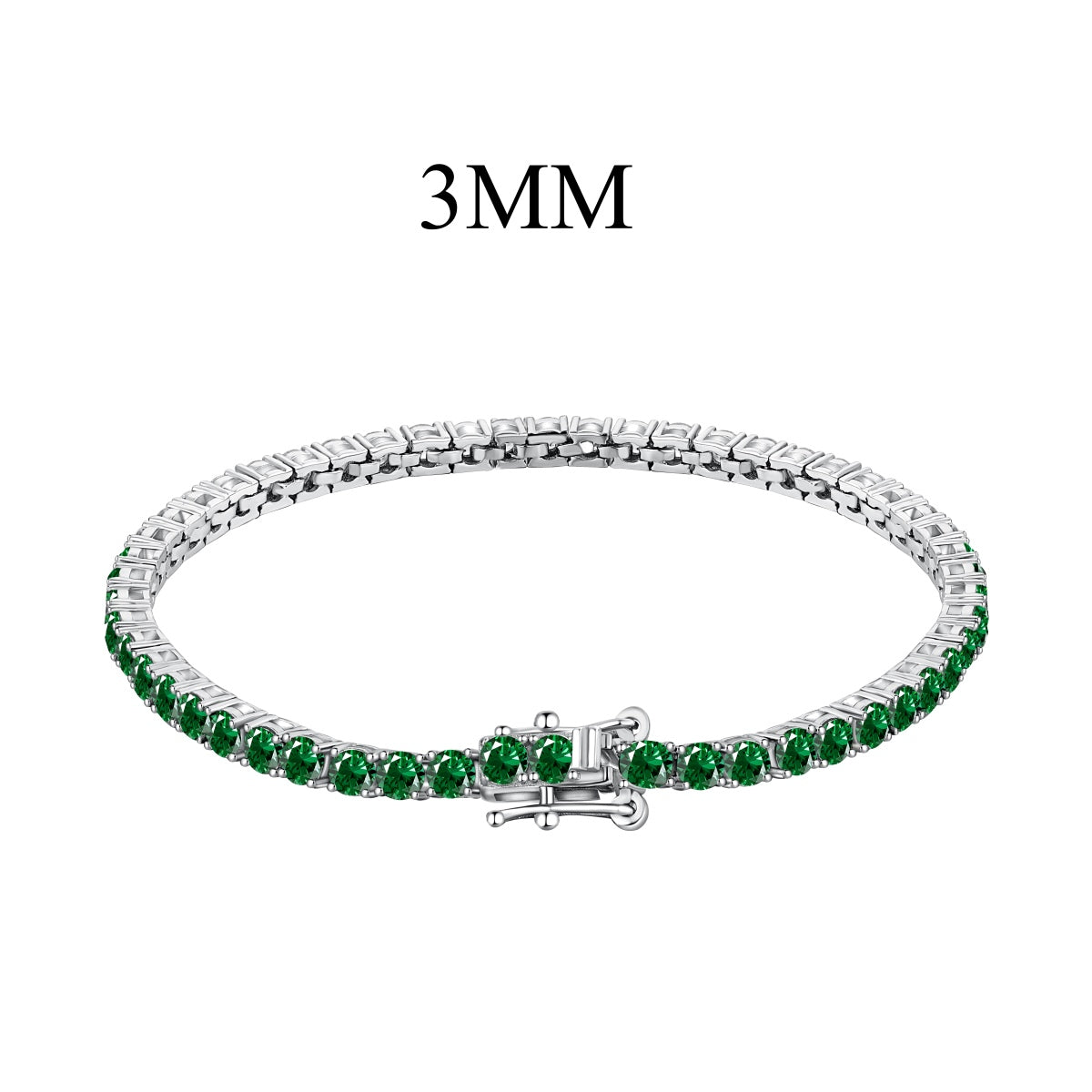[Lucky Star]Radiant Colorful Round Cut Party Bracelet
