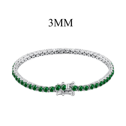 [Lucky Star]Radiant Colorful Round Cut Party Bracelet