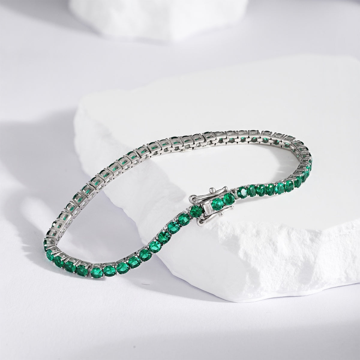 [Lucky Star]Radiant Colorful Round Cut Party Bracelet