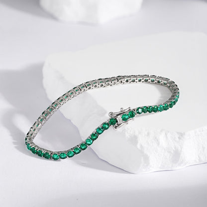 [Lucky Star]Radiant Colorful Round Cut Party Bracelet