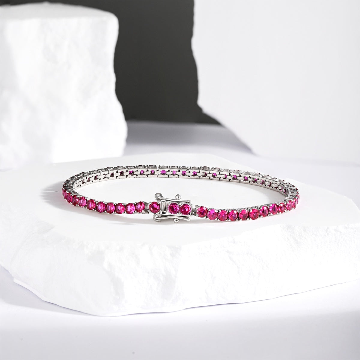 [Lucky Star]Radiant Colorful Round Cut Party Bracelet