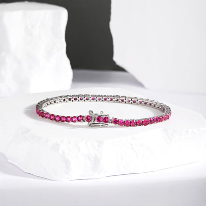 [Lucky Star]Radiant Colorful Round Cut Party Bracelet