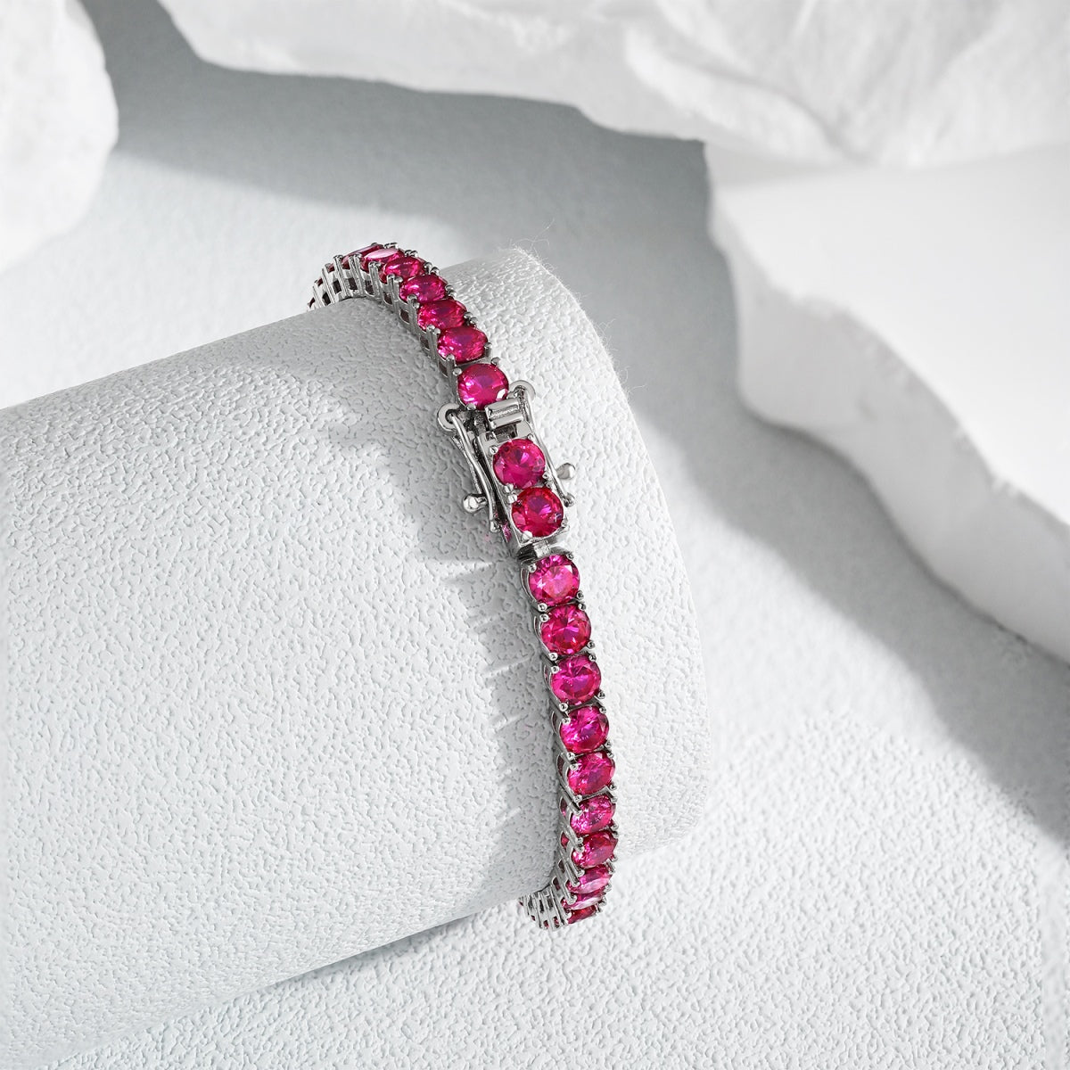 [Lucky Star]Radiant Colorful Round Cut Party Bracelet