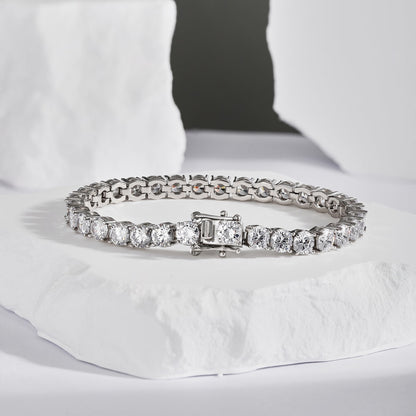[Lucky Star]Ornate Sparkling Round Cut Wedding Bracelet
