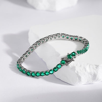 [Lucky Star]Radiant Colorful Round Cut Party Bracelet