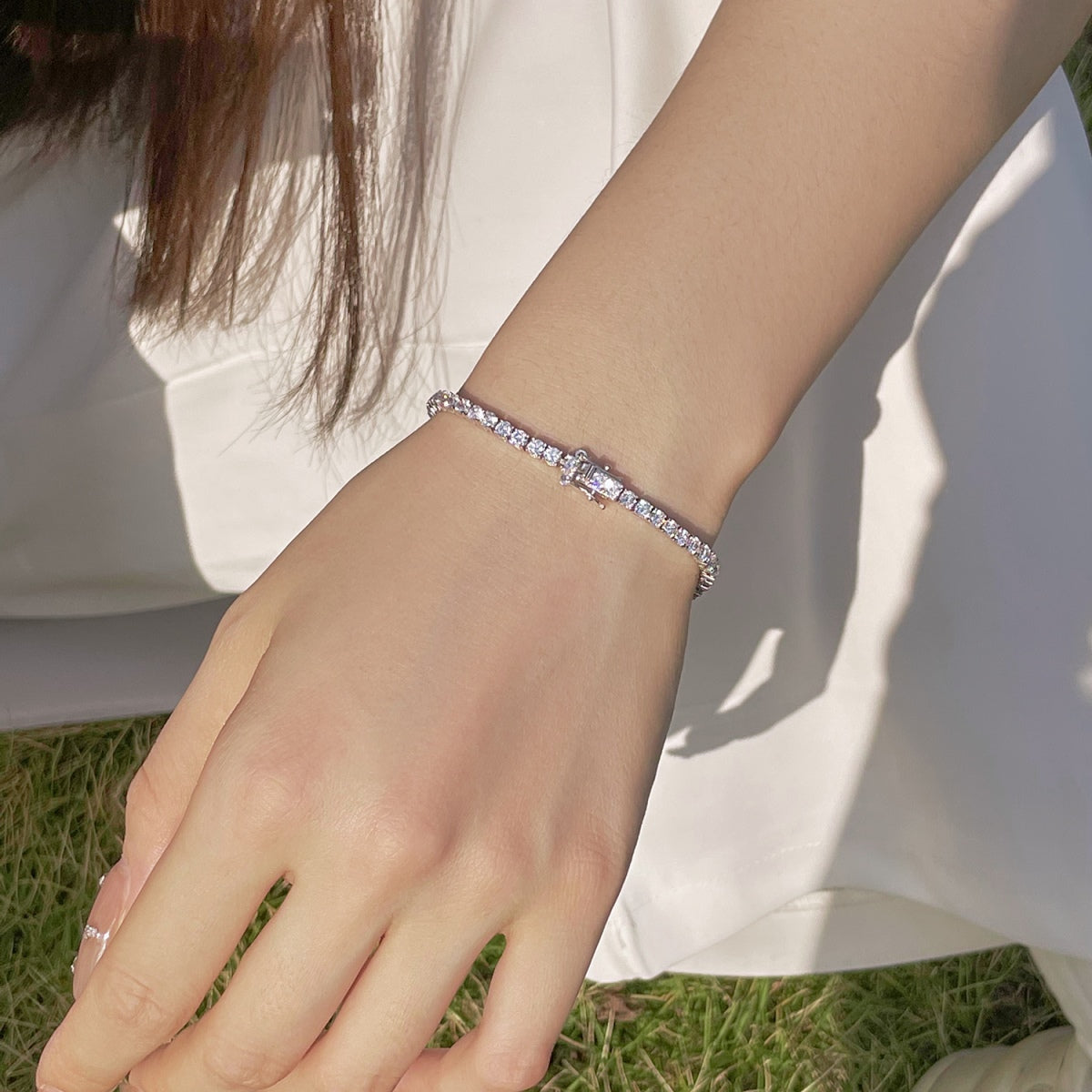 [Lucky Star]Radiant Colorful Round Cut Party Bracelet