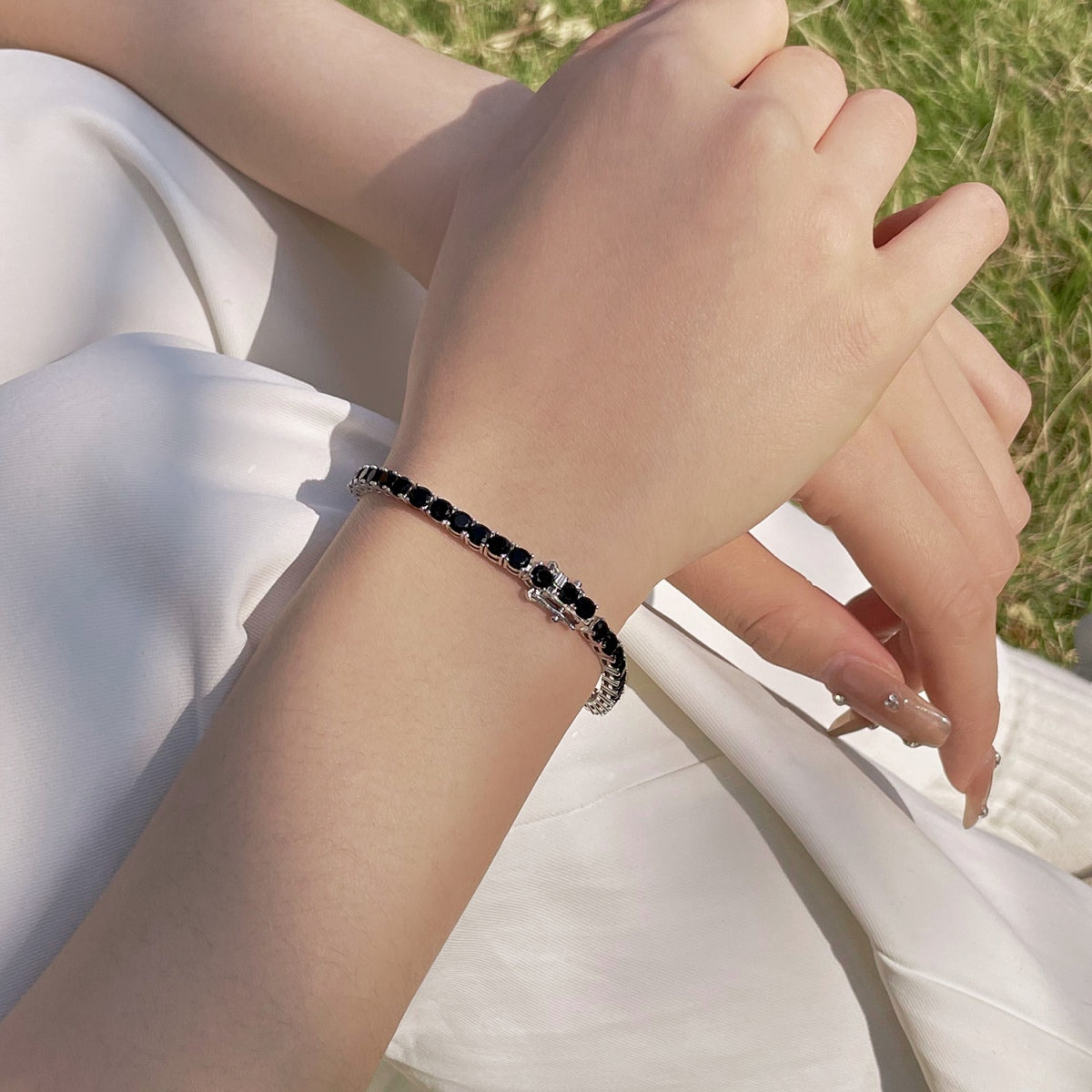 [Lucky Star]Radiant Colorful Round Cut Party Bracelet