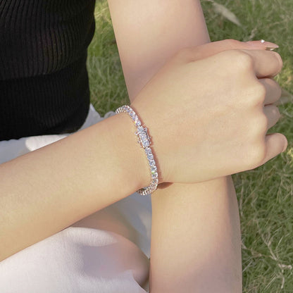 [Lucky Star]Radiant Colorful Round Cut Party Bracelet