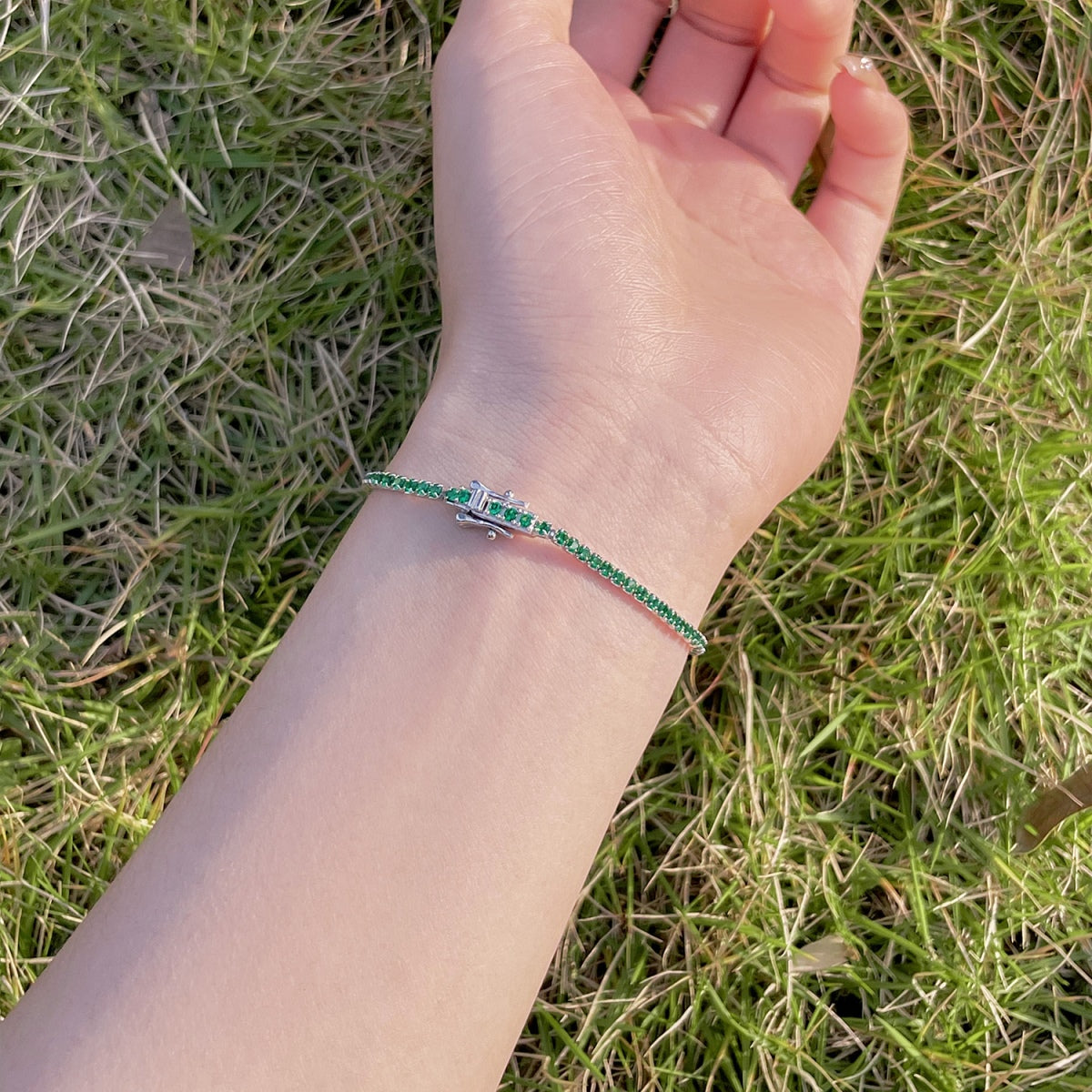 [Lucky Star]Radiant Colorful Round Cut Party Bracelet
