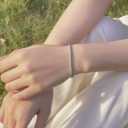 [Lucky Star]Radiant Colorful Round Cut Party Bracelet